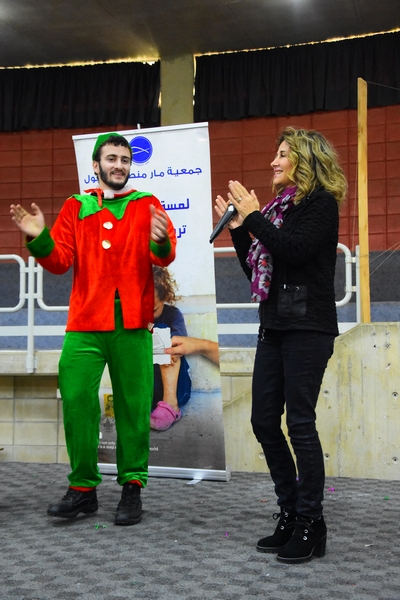 Saint Vincent de paul celebrating Christmas at Jesus & Mary school